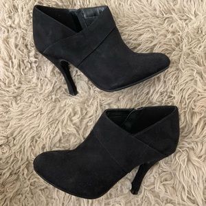 Black Suede Booties